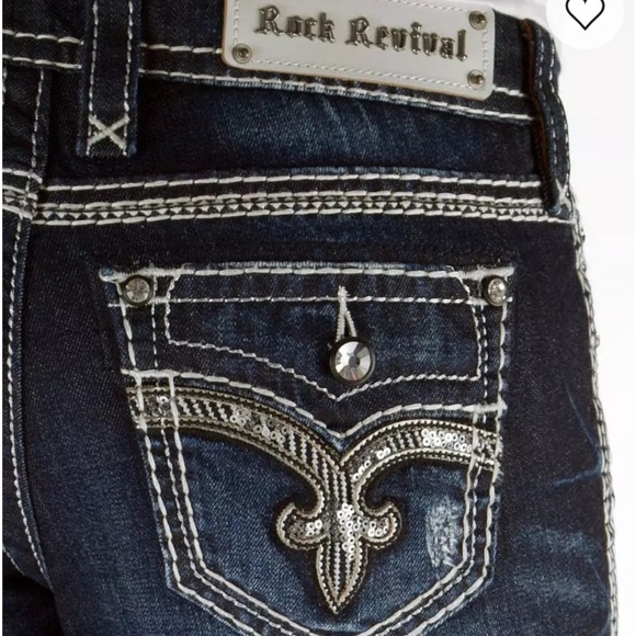 ROCK REVIVAL
Dania Easy Skinny Stretch Jean SIZE 27 Y2K - Picture 6 of 6